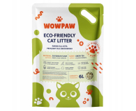 Artykuły dla zwierząt WOWPAW Żwirek tofu zielona herbata 6l